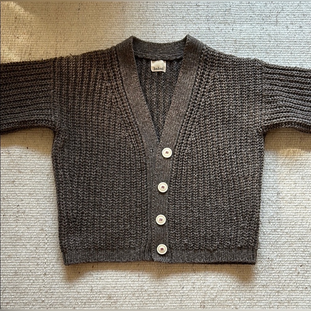 Babaa No 19 Mini Cardigan in Oak